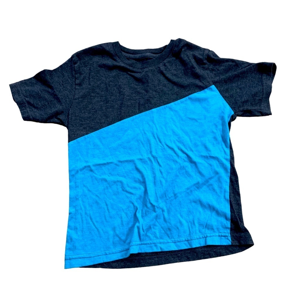 Hype | Boys Shirt Baseball Short Sleeve Blue Gray Size 8/10